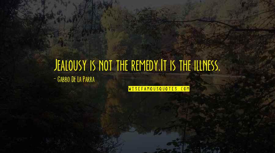 Nature Is Inspirational Quotes By Gabbo De La Parra: Jealousy is not the remedy.It is the illness. Nature Is Inspirational Quotes By Gabbo De La Parra: Jealousy is not the remedy.It is the illness.