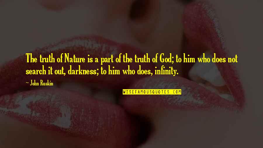 Nature Of Truth Quotes By John Ruskin: The truth of Nature is a part of Nature Of Truth Quotes By John Ruskin: The truth of Nature is a part of