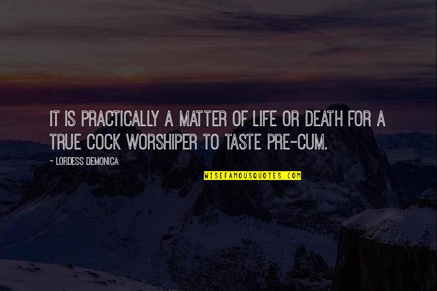 Nawal El Moutawakel Quotes By Lordess Demonica: It is practically a matter of life or Nawal El Moutawakel Quotes By Lordess Demonica: It is practically a matter of life or