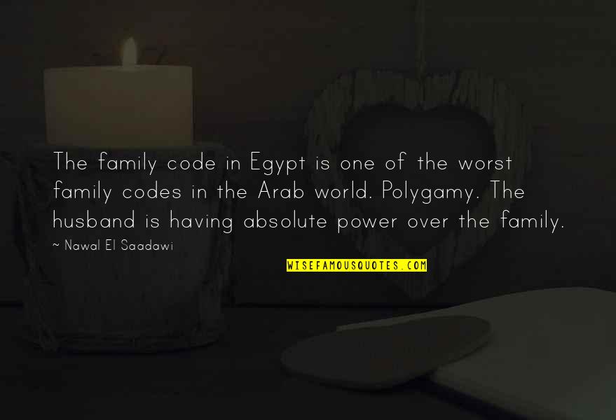 Nawal Quotes By Nawal El Saadawi: The family code in Egypt is one of