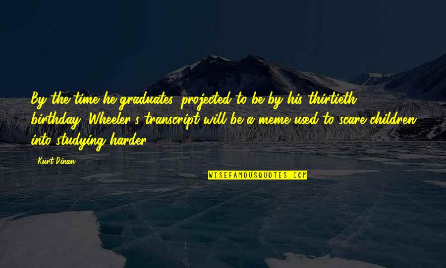 Nawang Sherpa Quotes By Kurt Dinan: By the time he graduates, projected to be Nawang Sherpa Quotes By Kurt Dinan: By the time he graduates, projected to be