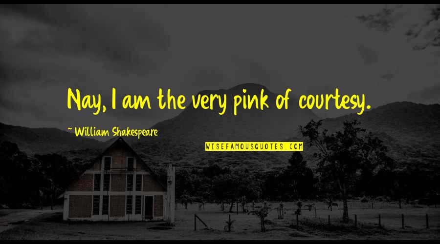 Nay Quotes By William Shakespeare: Nay, I am the very pink of courtesy.