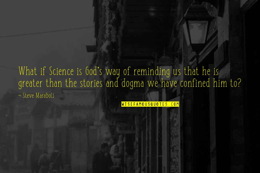 Nayeemalom Quotes By Steve Maraboli: What if Science is God's way of reminding Nayeemalom Quotes By Steve Maraboli: What if Science is God's way of reminding
