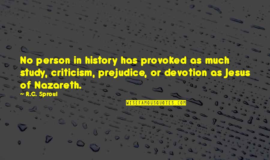 Nazareth Quotes By R.C. Sproul: No person in history has provoked as much Nazareth Quotes By R.C. Sproul: No person in history has provoked as much
