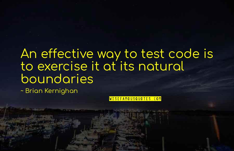 Nazi Experiments Quotes By Brian Kernighan: An effective way to test code is to