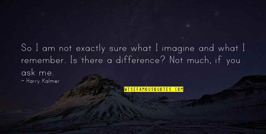 Nceba Manakaza Quotes By Harry Kalmer: So I am not exactly sure what I Nceba Manakaza Quotes By Harry Kalmer: So I am not exactly sure what I