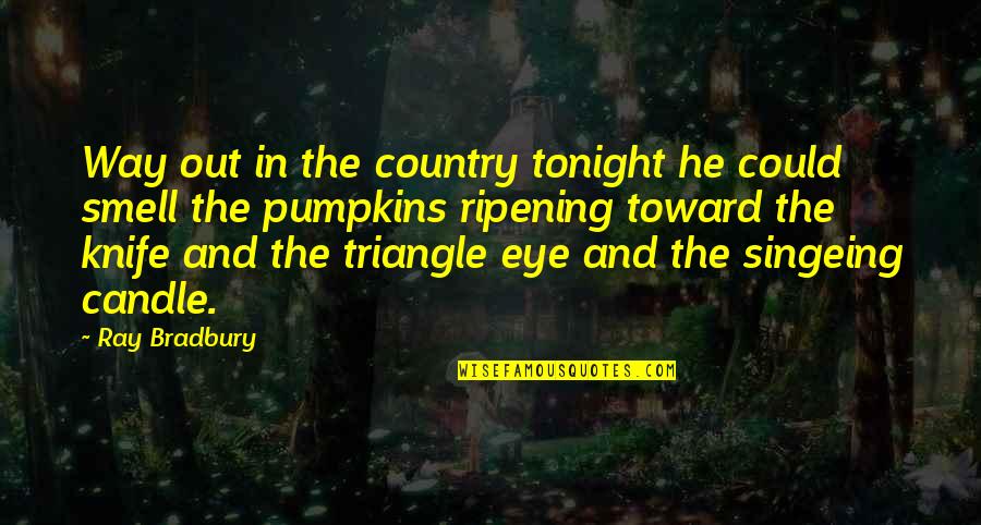 Ndodh Edhe Quotes By Ray Bradbury: Way out in the country tonight he could Ndodh Edhe Quotes By Ray Bradbury: Way out in the country tonight he could