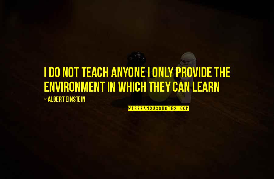 Nds Roms Quotes By Albert Einstein: I do not teach anyone I only provide
