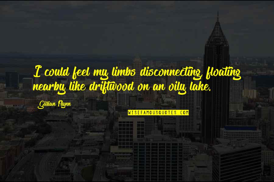 Nearby Quotes By Gillian Flynn: I could feel my limbs disconnecting, floating nearby