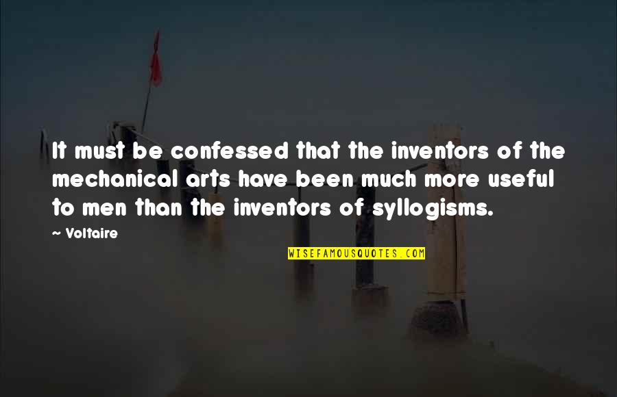 Necktie Love Quotes By Voltaire: It must be confessed that the inventors of
