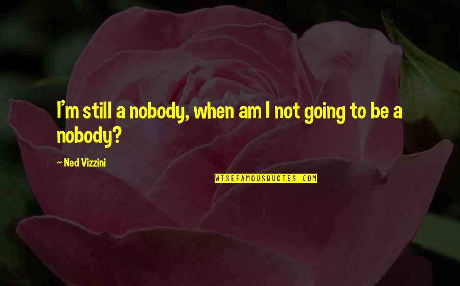 Ned's Quotes By Ned Vizzini: I'm still a nobody, when am I not