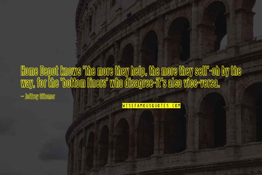 Nefasto Quotes By Jeffrey Gitomer: Home Depot knows 'the more they help, the Nefasto Quotes By Jeffrey Gitomer: Home Depot knows 'the more they help, the