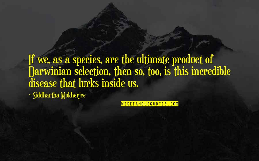 Neferet The Third Quotes By Siddhartha Mukherjee: If we, as a species, are the ultimate Neferet The Third Quotes By Siddhartha Mukherjee: If we, as a species, are the ultimate