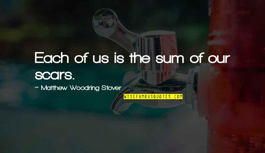 Neftali Quotes By Matthew Woodring Stover: Each of us is the sum of our Neftali Quotes By Matthew Woodring Stover: Each of us is the sum of our