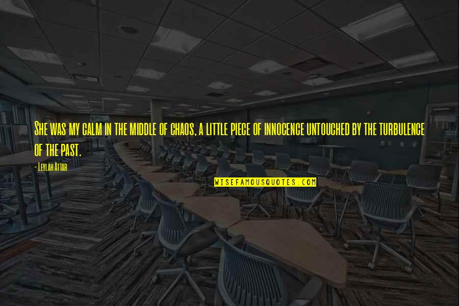 Negative Effects Of The Industrial Revolution Quotes By Leylah Attar: She was my calm in the middle of Negative Effects Of The Industrial Revolution Quotes By Leylah Attar: She was my calm in the middle of