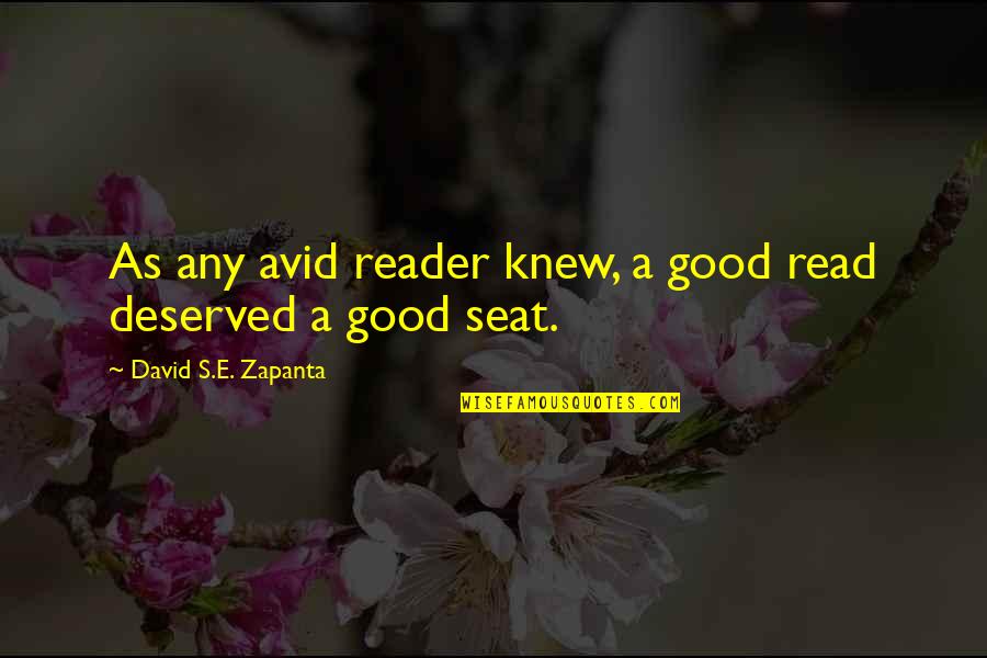 Negotiation Proverbs Quotes By David S.E. Zapanta: As any avid reader knew, a good read Negotiation Proverbs Quotes By David S.E. Zapanta: As any avid reader knew, a good read