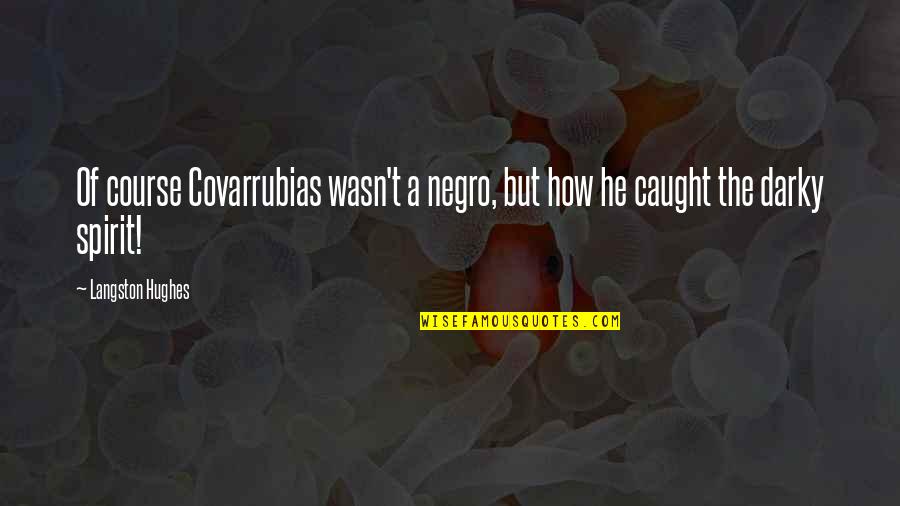 Negro Quotes By Langston Hughes: Of course Covarrubias wasn't a negro, but how