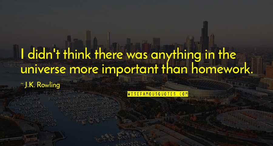 Neigen Cruise Quotes By J.K. Rowling: I didn't think there was anything in the