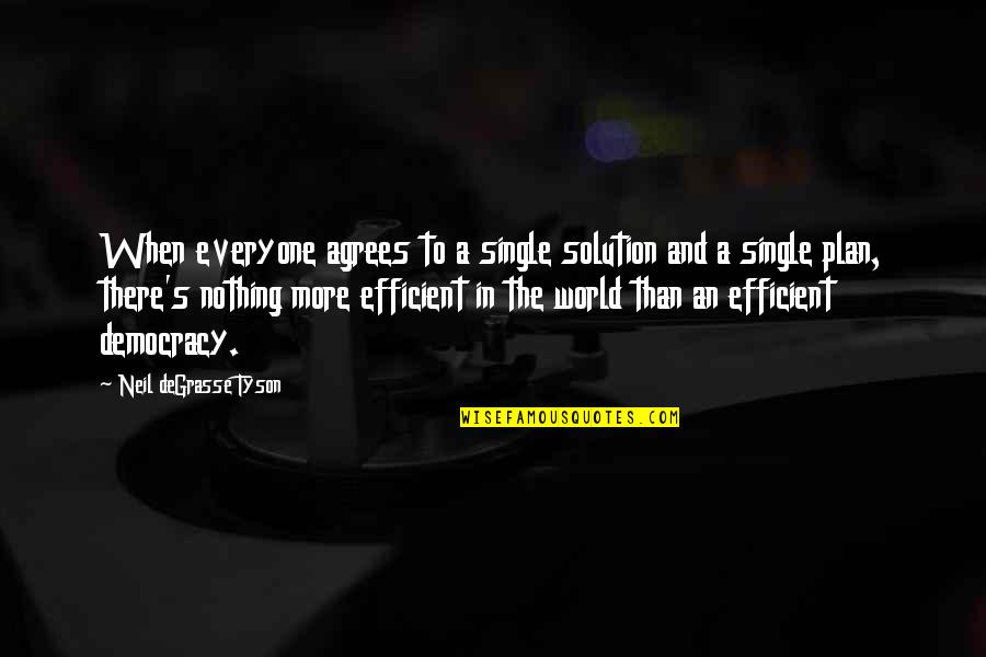 Neil's Quotes By Neil DeGrasse Tyson: When everyone agrees to a single solution and Neil's Quotes By Neil DeGrasse Tyson: When everyone agrees to a single solution and