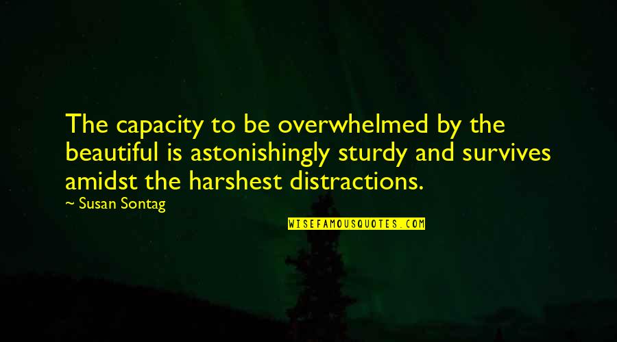 Nejmanowski Quotes By Susan Sontag: The capacity to be overwhelmed by the beautiful Nejmanowski Quotes By Susan Sontag: The capacity to be overwhelmed by the beautiful