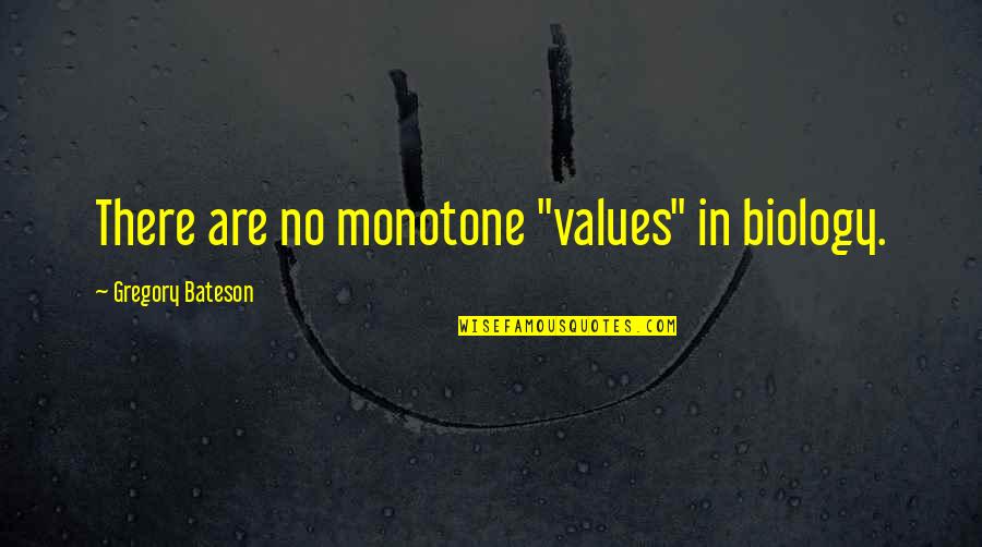 Nekrolog 2020 Quotes By Gregory Bateson: There are no monotone "values" in biology. Nekrolog 2020 Quotes By Gregory Bateson: There are no monotone "values" in biology.