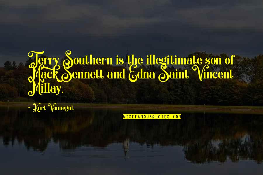 Nemicolopterus Quotes By Kurt Vonnegut: Terry Southern is the illegitimate son of Mack Nemicolopterus Quotes By Kurt Vonnegut: Terry Southern is the illegitimate son of Mack