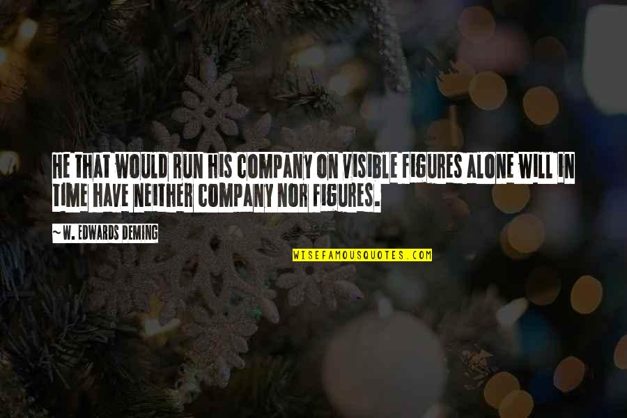 Nepouzdan Quotes By W. Edwards Deming: He that would run his company on visible