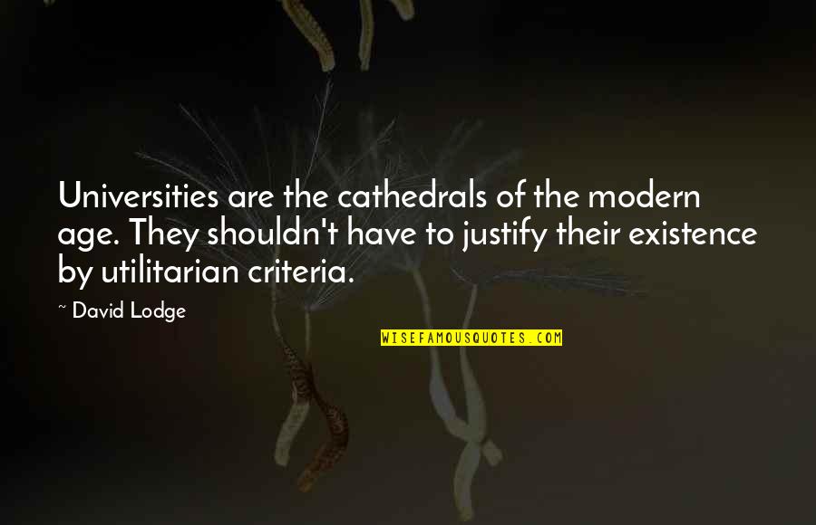 Nerelerdeydi N Quotes By David Lodge: Universities are the cathedrals of the modern age.