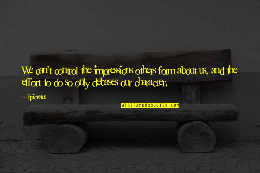Nero Devil May Cry Quotes By Epictetus: We can't control the impressions others form about