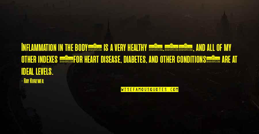 Nerone Oven Quotes By Ray Kurzweil: Inflammation in the body) is a very healthy Nerone Oven Quotes By Ray Kurzweil: Inflammation in the body) is a very healthy
