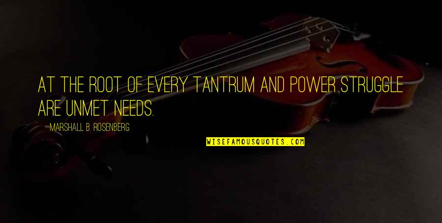 Nersesyan Yermonyan Quotes By Marshall B. Rosenberg: At the root of every tantrum and power