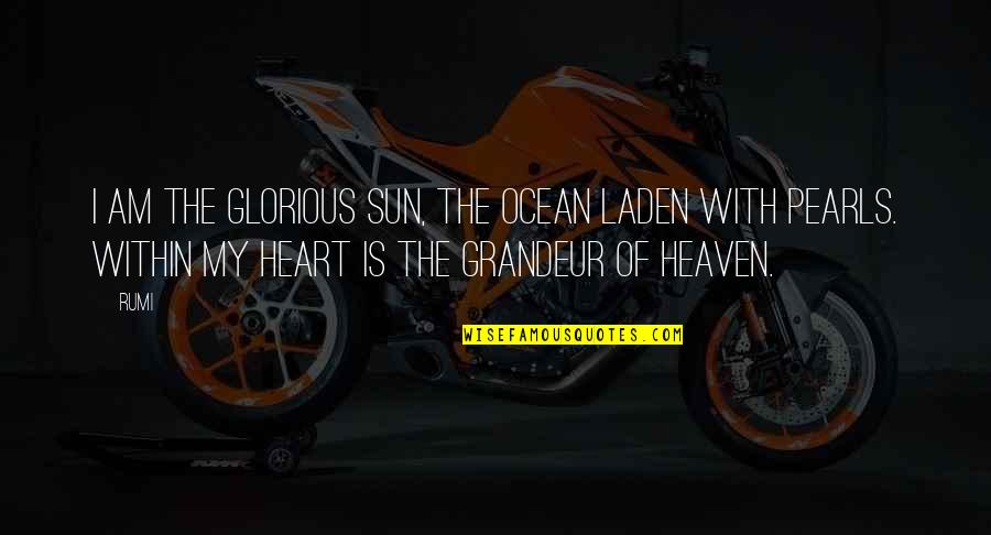 Nesrecna Quotes By Rumi: I am the glorious sun, the ocean laden
