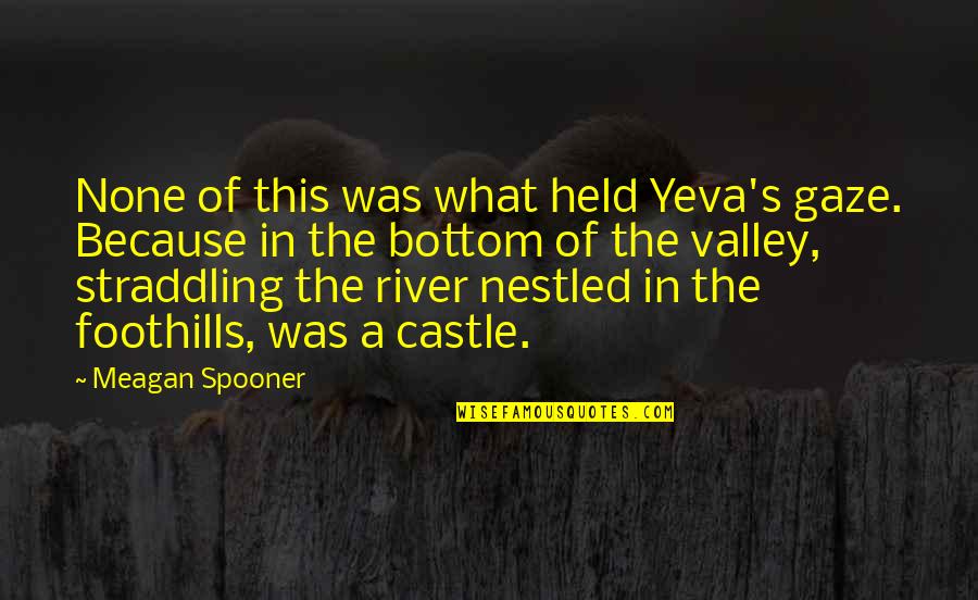 Nestled In Quotes By Meagan Spooner: None of this was what held Yeva's gaze.