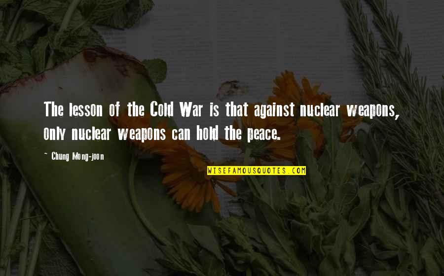 Netcat Quotes By Chung Mong-joon: The lesson of the Cold War is that Netcat Quotes By Chung Mong-joon: The lesson of the Cold War is that