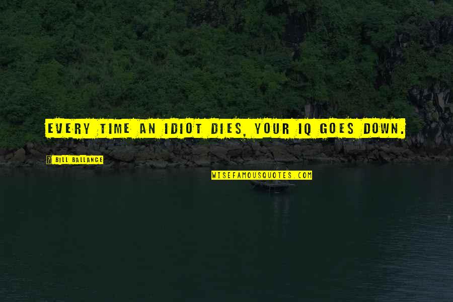 Netflix Option Quotes By Bill Ballance: Every time an idiot dies, your IQ goes