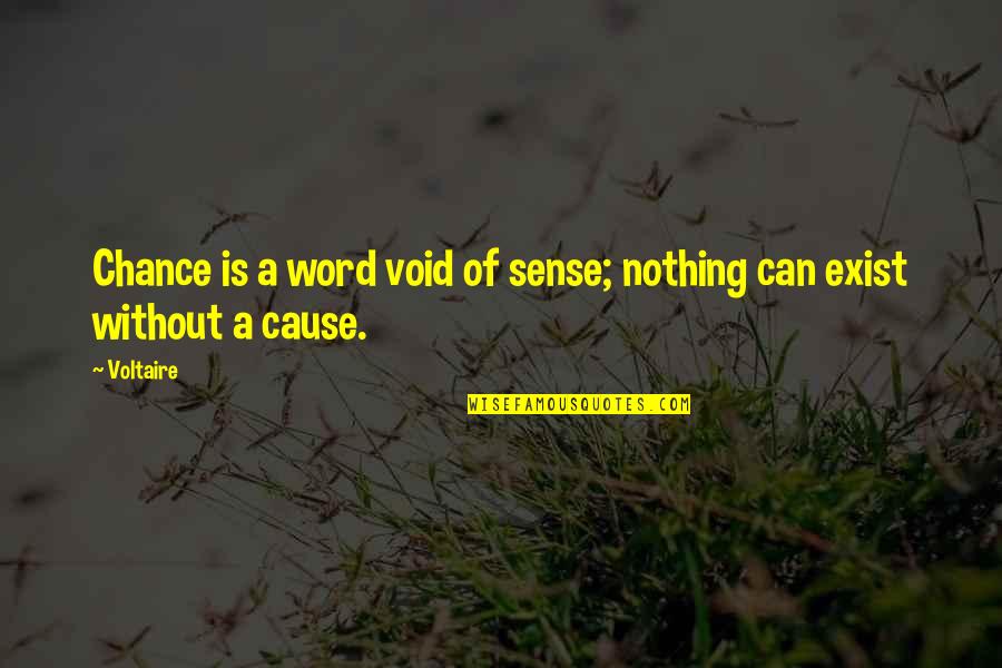 Netnewswire Sync Quotes By Voltaire: Chance is a word void of sense; nothing