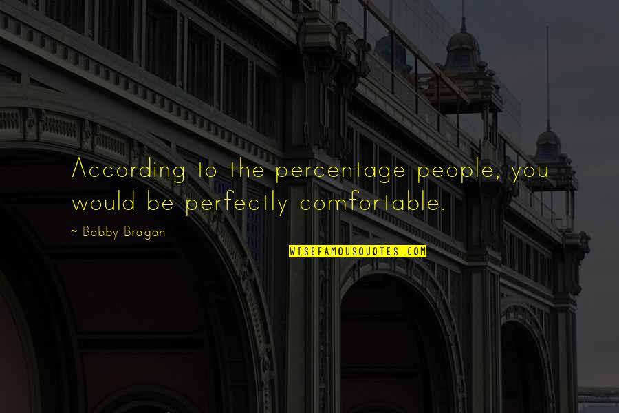Neurosurgeons Quotes By Bobby Bragan: According to the percentage people, you would be