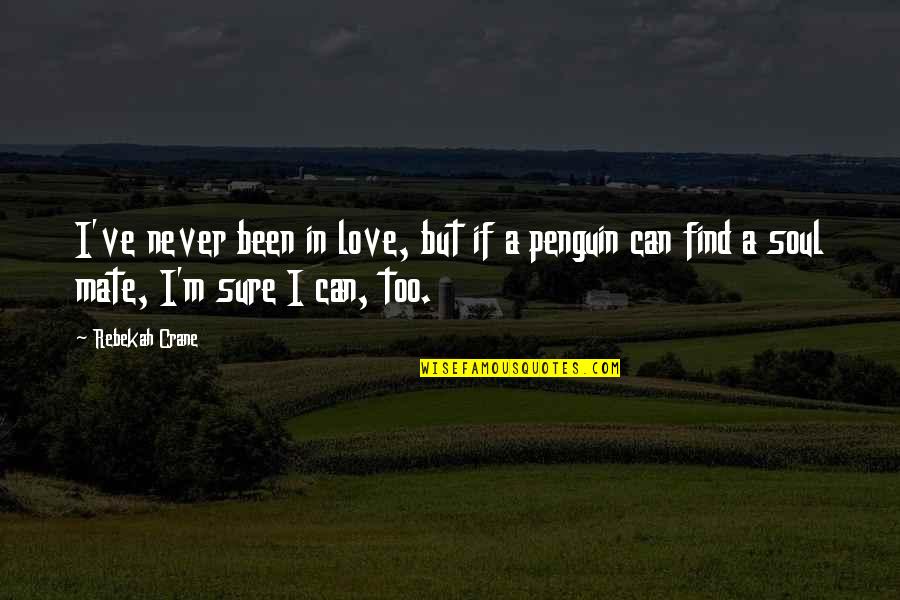 Never Been In Love Quotes By Rebekah Crane: I've never been in love, but if a