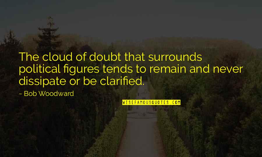 Never Doubt Us Quotes By Bob Woodward: The cloud of doubt that surrounds political figures Never Doubt Us Quotes By Bob Woodward: The cloud of doubt that surrounds political figures