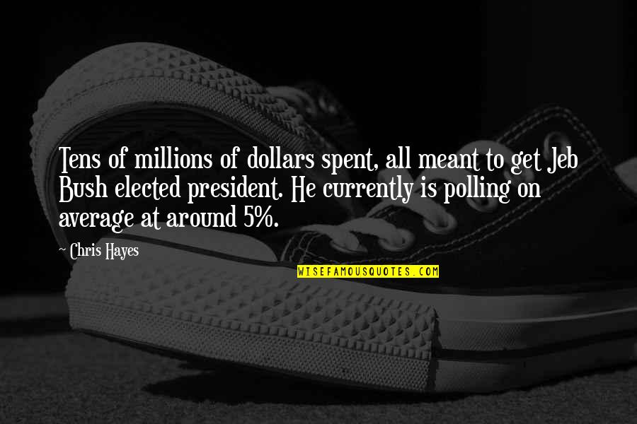 Never Lose The Child In You Quotes By Chris Hayes: Tens of millions of dollars spent, all meant Never Lose The Child In You Quotes By Chris Hayes: Tens of millions of dollars spent, all meant