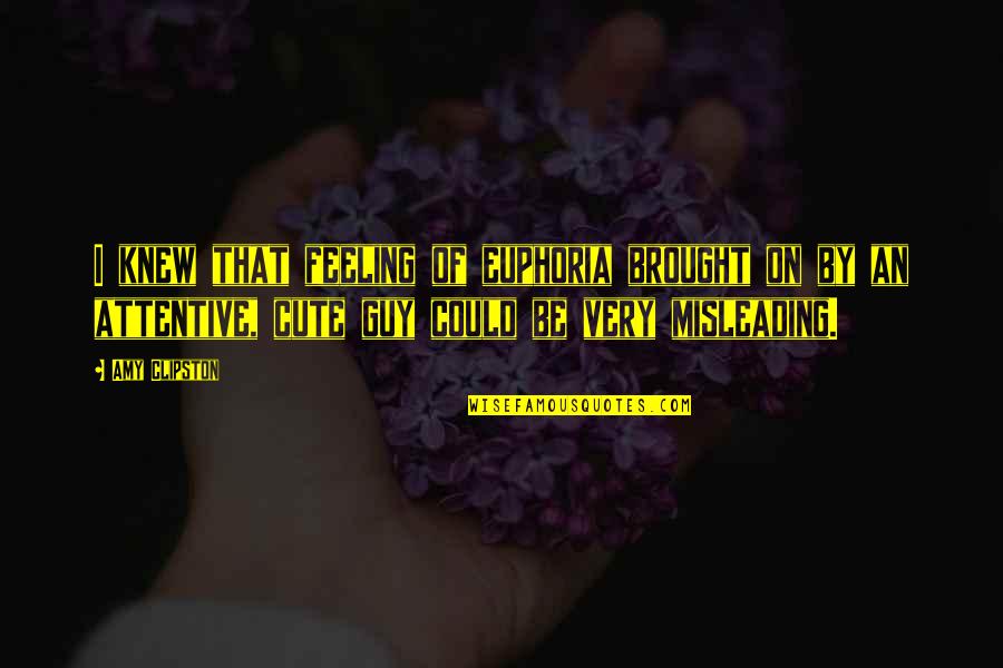Never Losing Hope In Allah Quotes By Amy Clipston: I knew that feeling of euphoria brought on Never Losing Hope In Allah Quotes By Amy Clipston: I knew that feeling of euphoria brought on