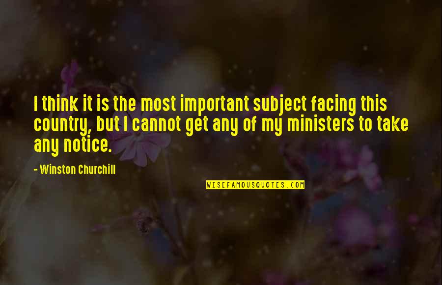 Never Lost Your Smile Quotes By Winston Churchill: I think it is the most important subject