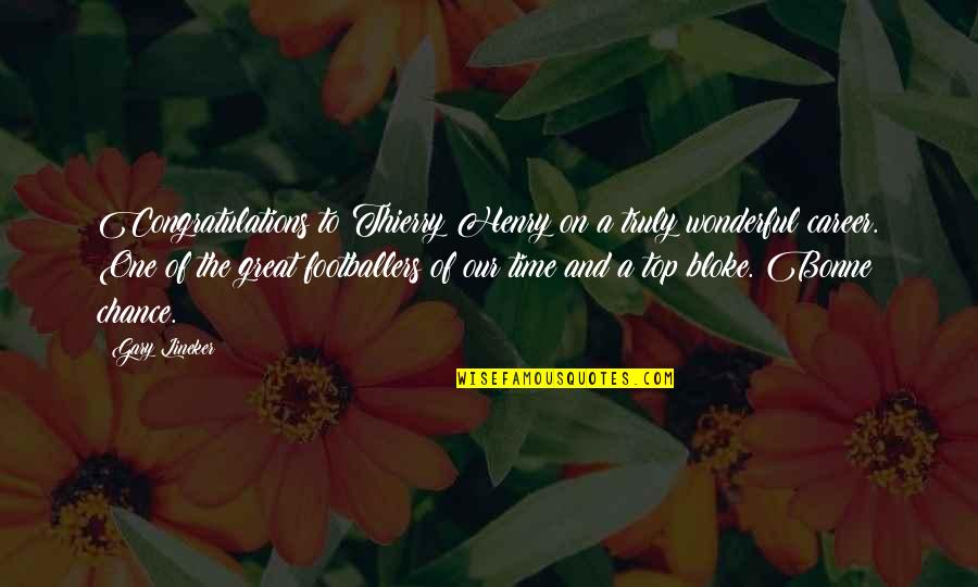 Never Quit Gym Quotes By Gary Lineker: Congratulations to Thierry Henry on a truly wonderful Never Quit Gym Quotes By Gary Lineker: Congratulations to Thierry Henry on a truly wonderful