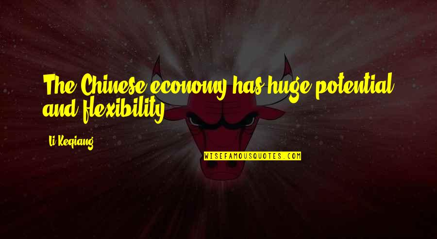 Never Stop Pursuing Your Dreams Quotes By Li Keqiang: The Chinese economy has huge potential and flexibility.