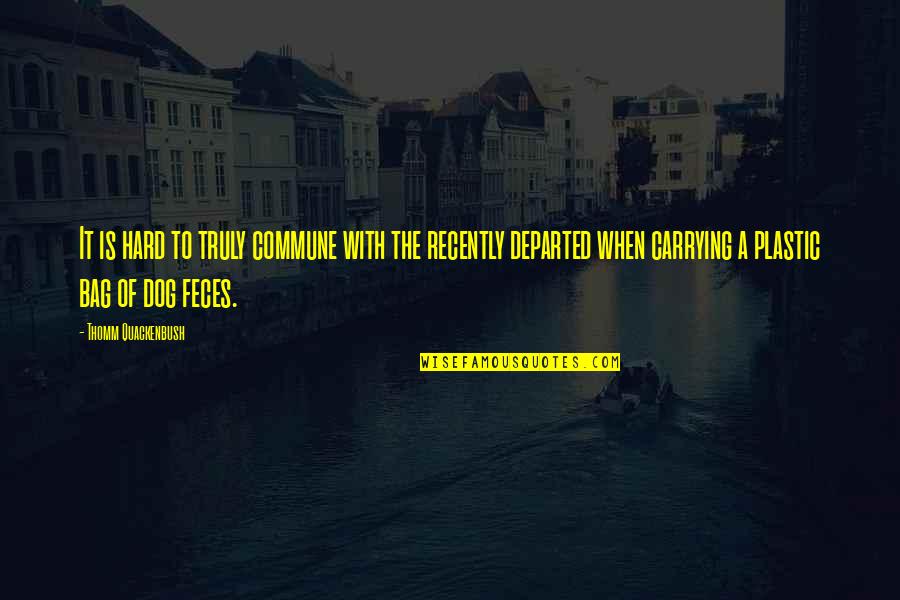 Never Too Old To Dream Quotes By Thomm Quackenbush: It is hard to truly commune with the Never Too Old To Dream Quotes By Thomm Quackenbush: It is hard to truly commune with the