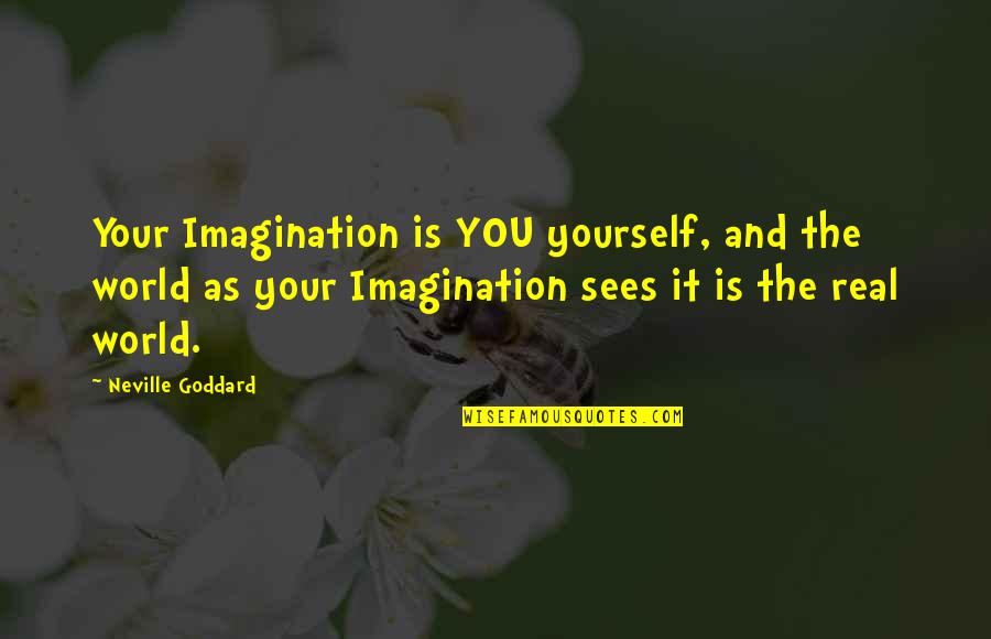 Neville Goddard Quotes By Neville Goddard: Your Imagination is YOU yourself, and the world