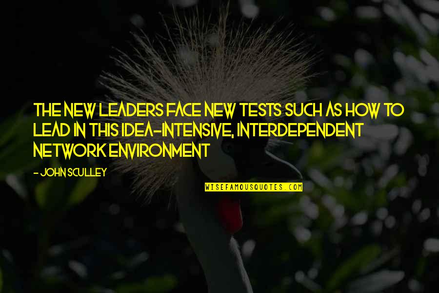 New Faces Quotes By John Sculley: The new leaders face new tests such as New Faces Quotes By John Sculley: The new leaders face new tests such as