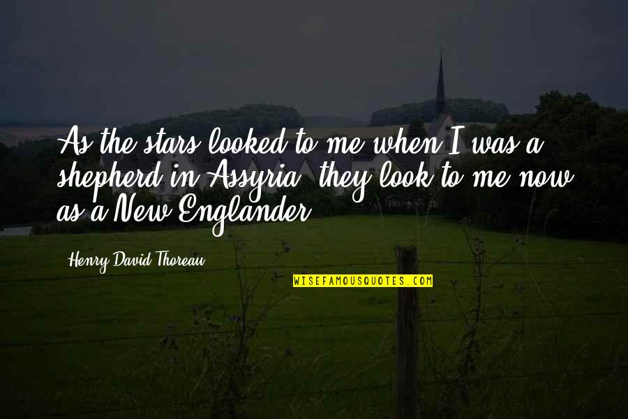 New Look New Me Quotes By Henry David Thoreau: As the stars looked to me when I