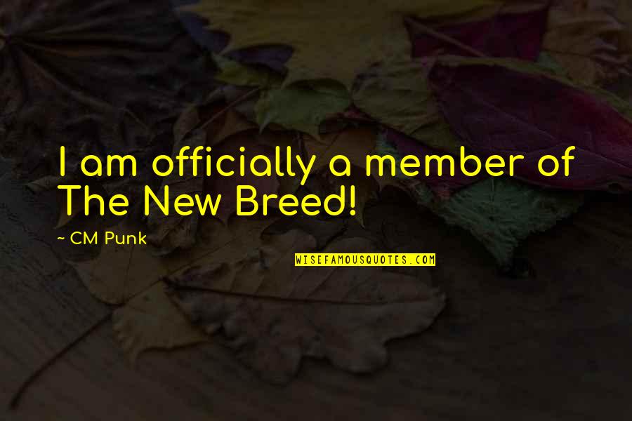 New Member Quotes By CM Punk: I am officially a member of The New