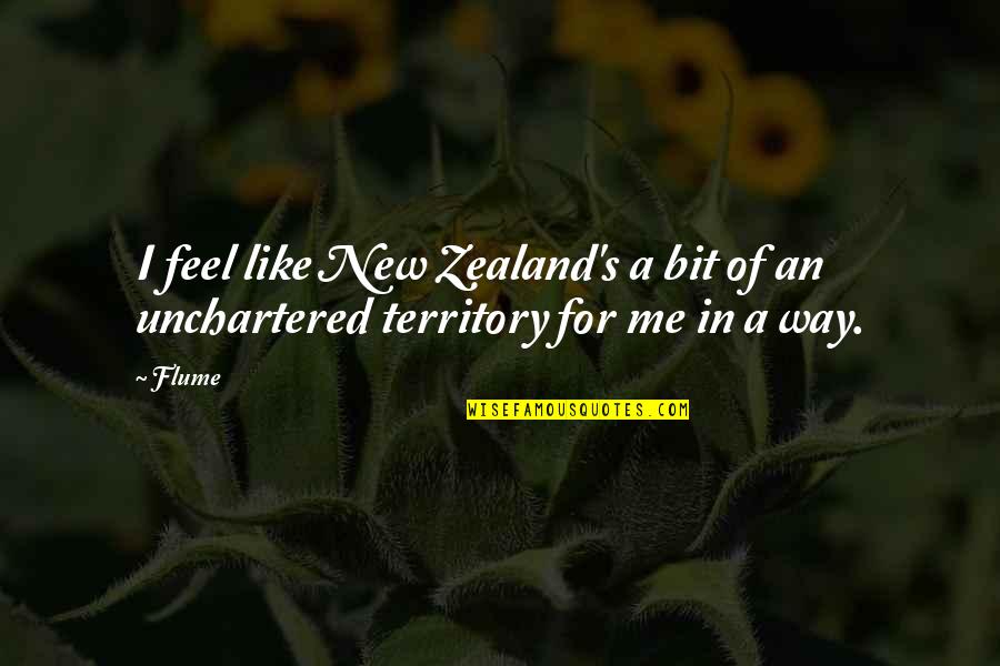 New Way Quotes By Flume: I feel like New Zealand's a bit of
